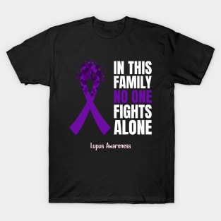 Lupus Awareness Purple Ribbon T-Shirt